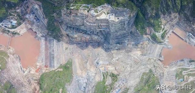 乌东德水电站大坝主体工程,乌东德大坝照片