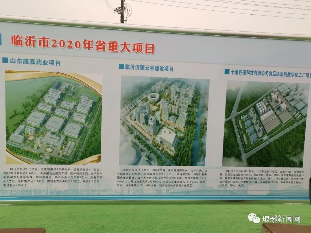 临沂中心城区基础设施及重点项目,临沂动员大会