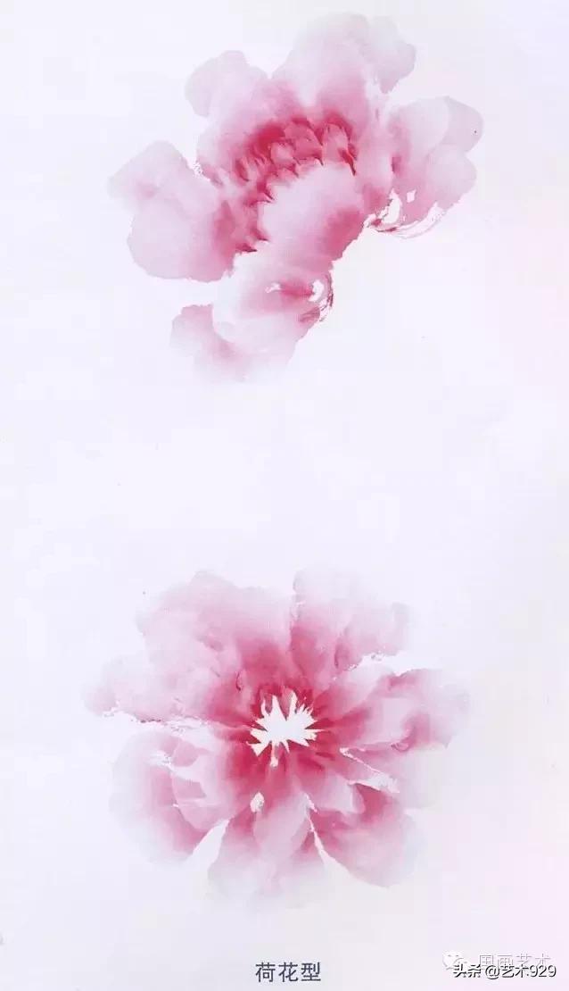 写意牡丹花篮画集锦,画写意牡丹叶子诀窍