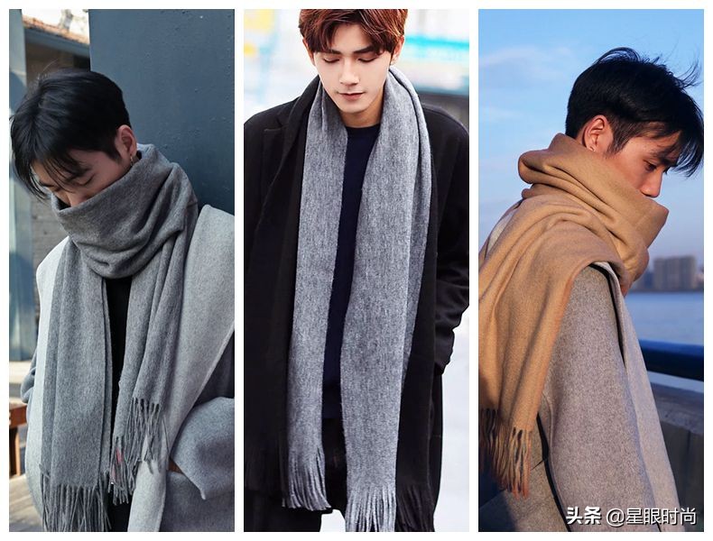秋冬纯色保暖围巾女,秋冬保暖围巾