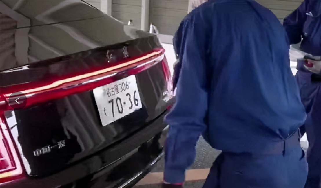 红旗h9汽车在日本东京,日本首位红旗h9车主