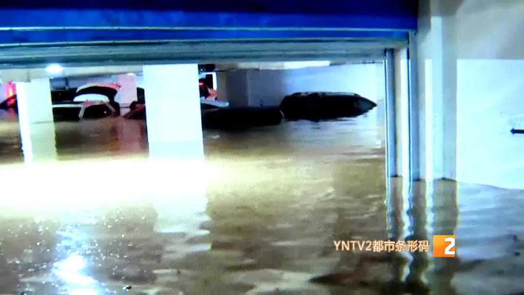 洪水涌入地下车库视频播放,洪水涌入地下停车场