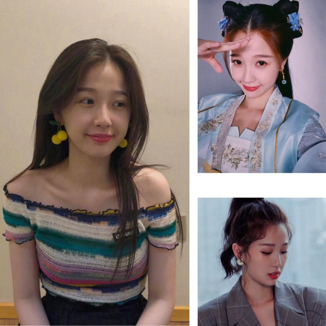 可爱夹子头饰虞书欣,虞书欣的耳夹怎么搭配