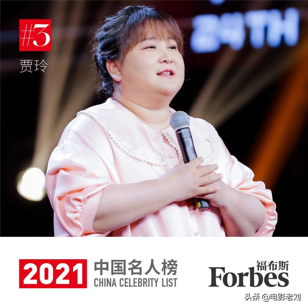 福布斯2020中国名人榜杨幂,贾玲在福布斯排行榜第几位