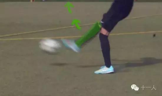 足球技巧射门,夸雷斯马外脚背射门