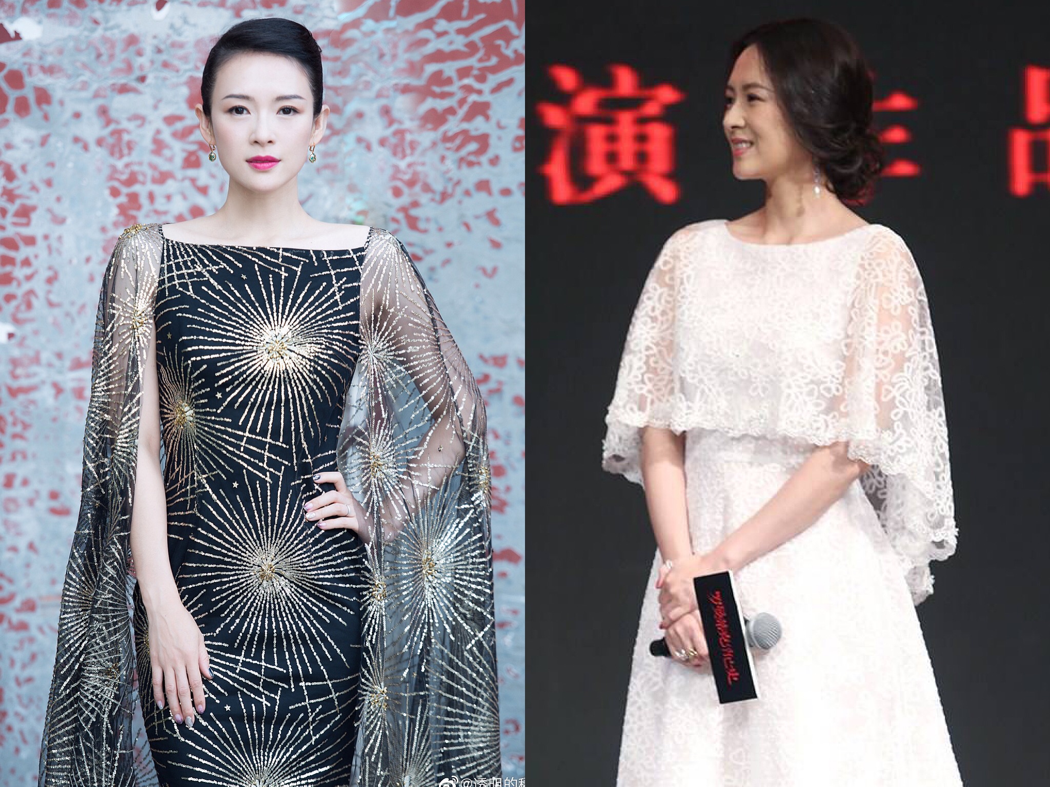 明星穿搭和章子怡学穿搭,肩膀小的女生穿衣