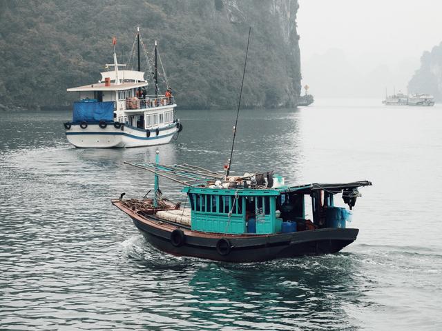 这里虽然风景如画人们生活的却很凄惨没日没夜的追着大船讨生活