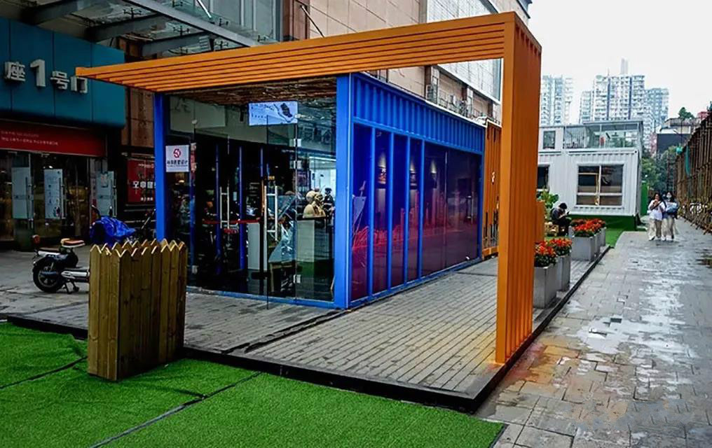 武汉集装箱网红商业街,武汉汉阳集装箱街区