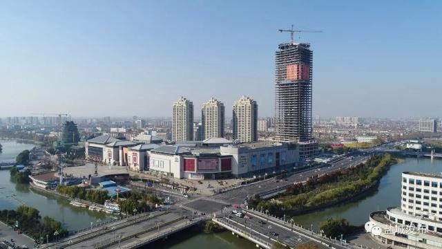 盐城先锋岛第一高楼,盐城第一高楼实际高度