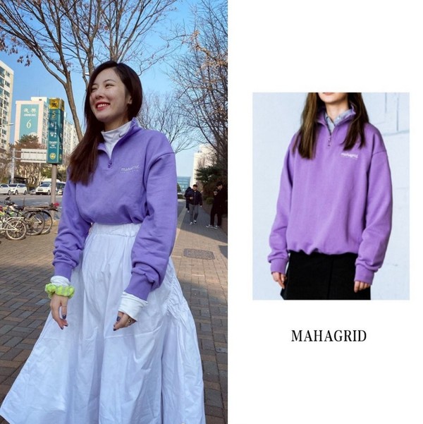 性感“小野马”泫雅穿衣好保守，最新照穿得又多又厚，迷上叠穿了