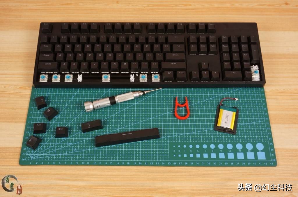 雷柏v720是真机械键盘吗,拆开雷柏无线键盘