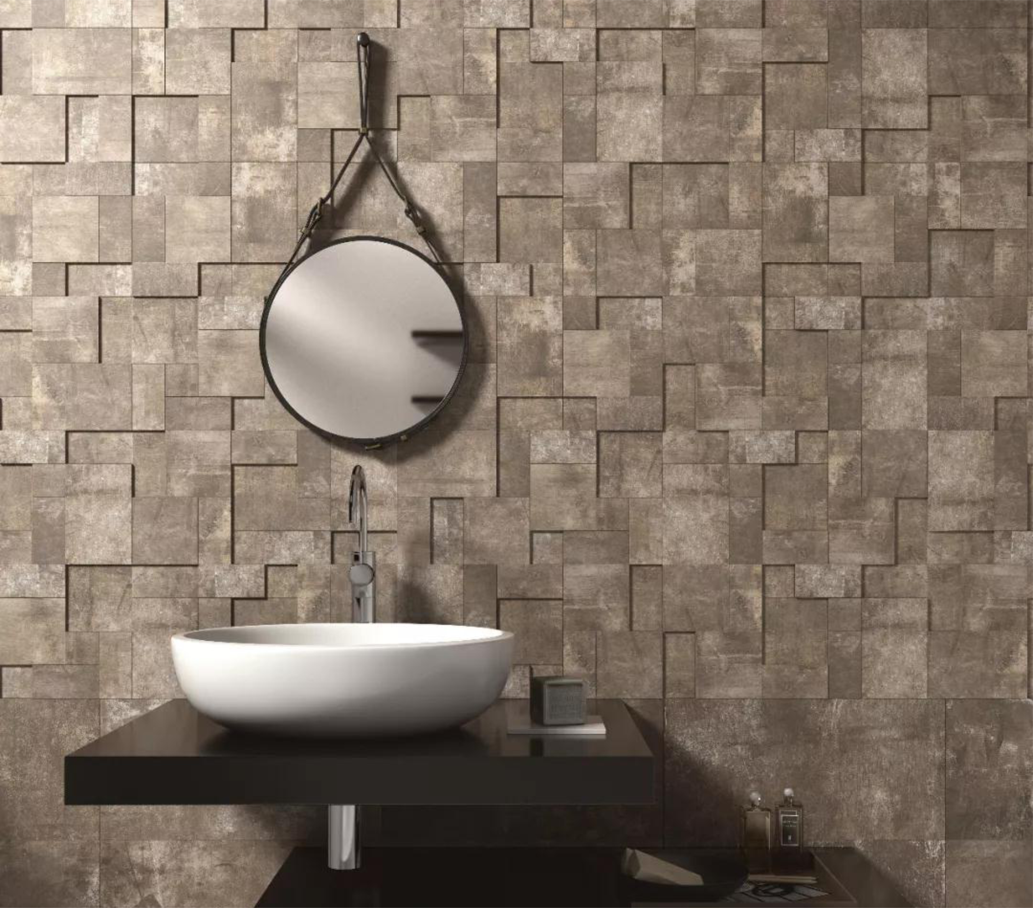 一心家建材|莱芬瓷砖:水泥质感的瓷砖,永不过时的经典