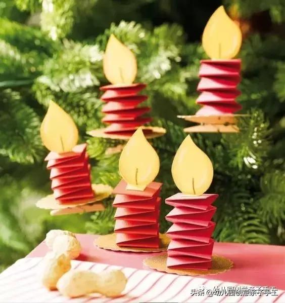 幼儿园小朋友过生日手工贺卡,生日贺卡蜡烛立体