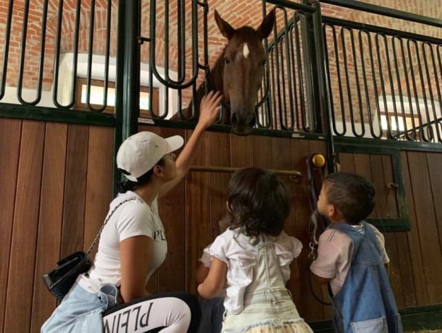 c罗晒与孩子健身照,c罗晒与女友和儿子游艇度假照