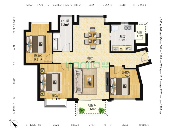 深圳半岛城邦三期豪宅户型和价格,半岛城邦大平层豪宅400平