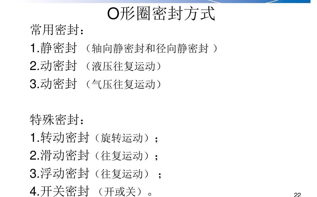 o型密封圈密封结构,机械o型密封圈