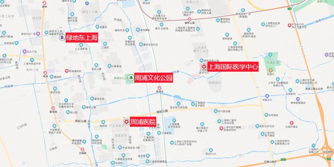 上海浦东新区周浦绿地缤纷城,绿地东上海属于康桥还是周浦