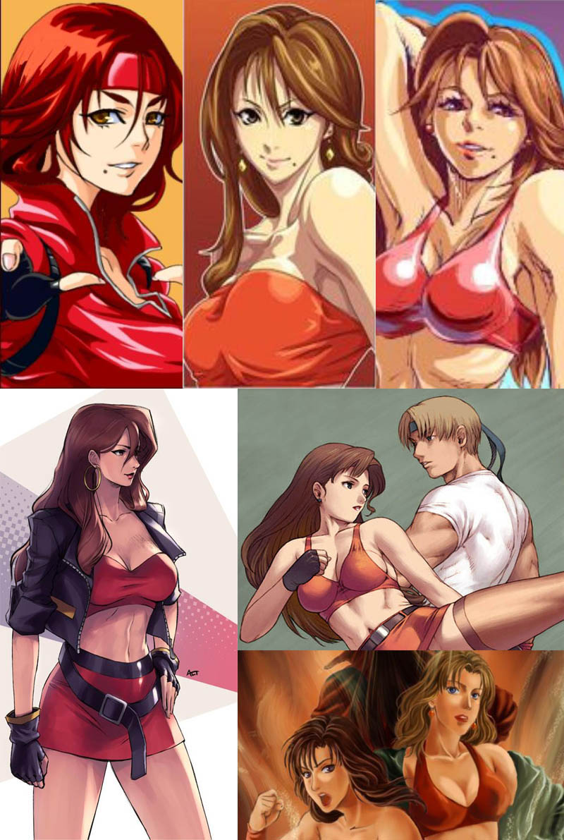 街机游戏里的女主角,街机游戏里的经典人物