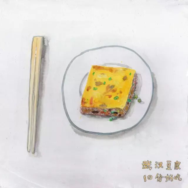 日本插画师的美食插画手绘图片,适合临摹的美食插画