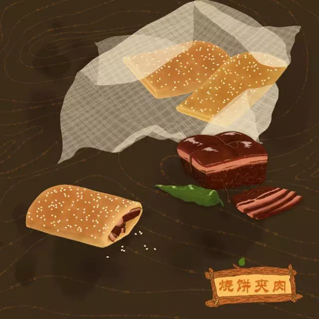 日本插画师的美食插画手绘图片,适合临摹的美食插画