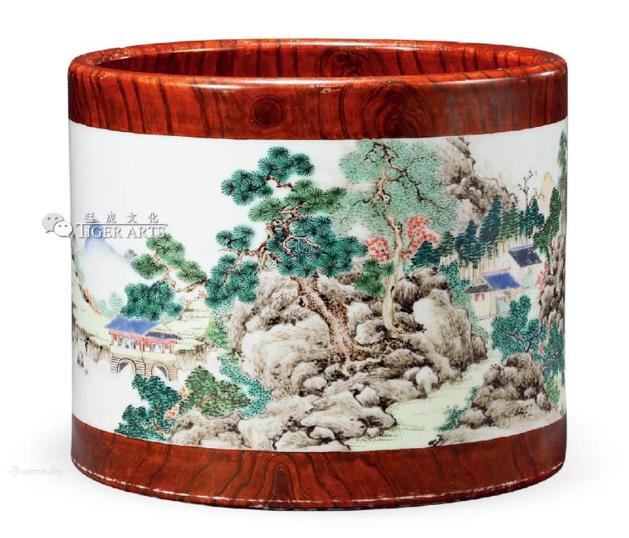 笔筒文艺中式,笔筒竹子论语