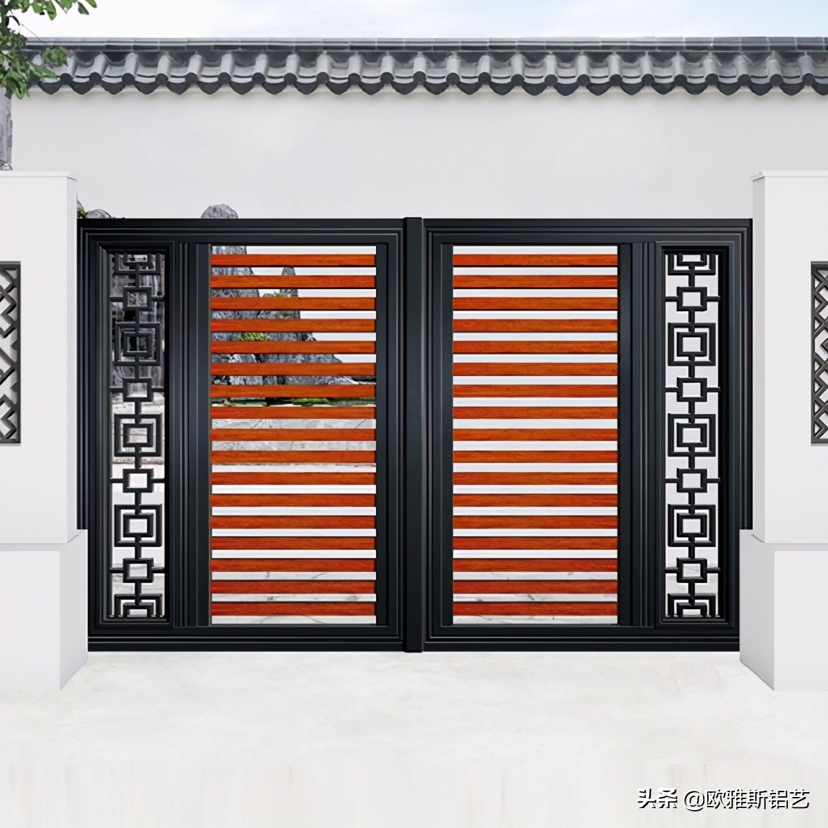 别墅大门铜门好还是铝门好,别墅大门仿铜门如何选择