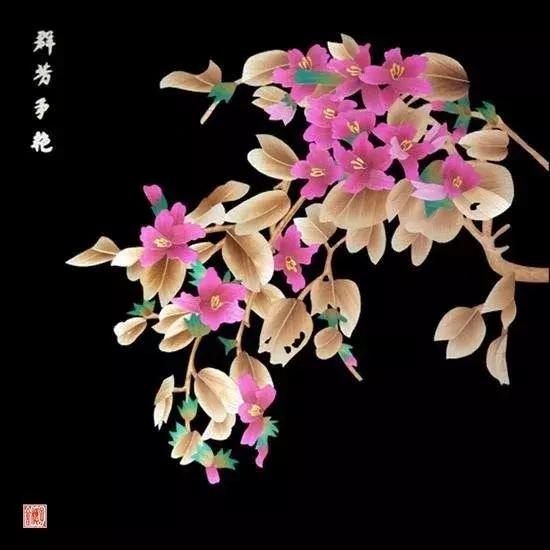 麦秆画芦苇画,最好看的麦秆画