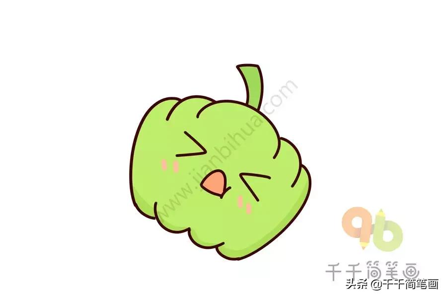 用正方形的纸做可爱的蔬菜,100种可爱蔬菜画法