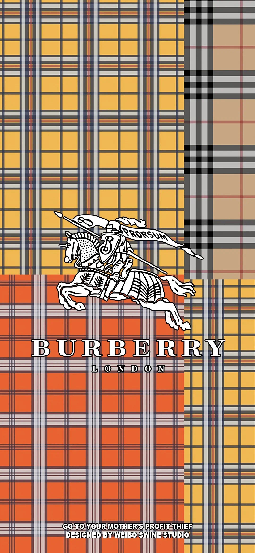 巴宝莉monogram壁纸,巴宝莉经典配色壁纸