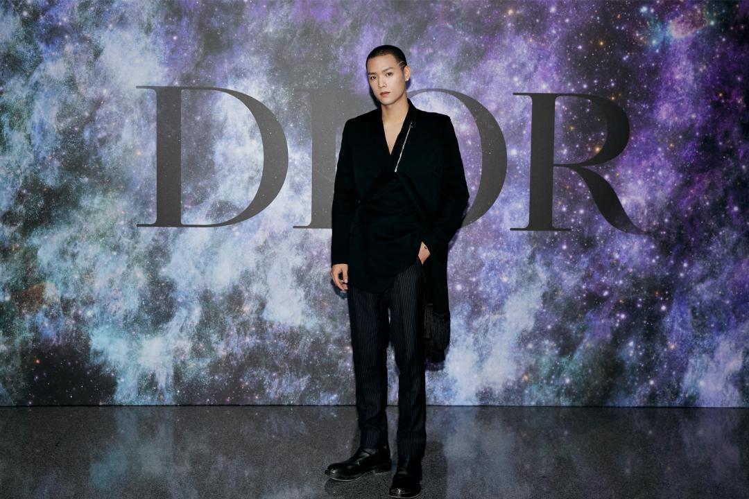 dior杨颖星空裙,dior星空大秀