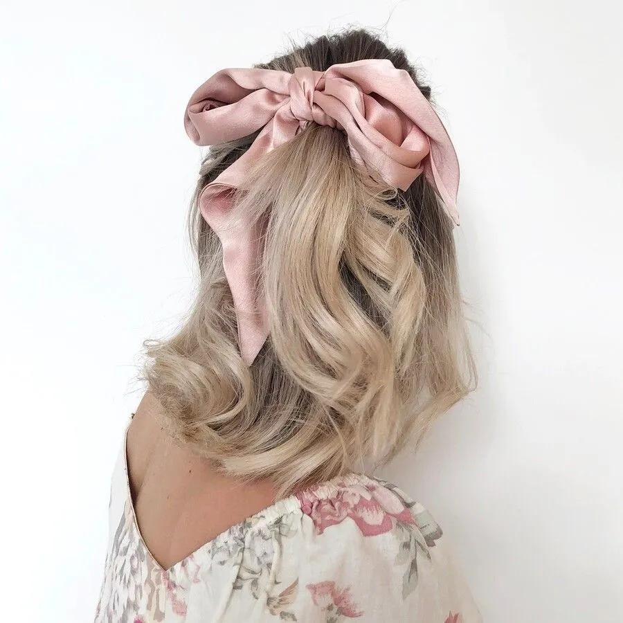 儿童蝴蝶结丝巾编发教程简单好看,丝巾怎么打蝴蝶结最简单的方法