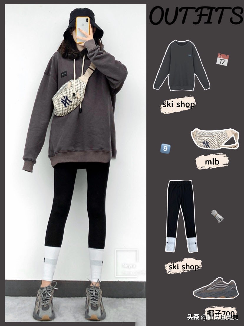 韩版时尚潮流女装穿搭冬季,韩国女装简约穿搭