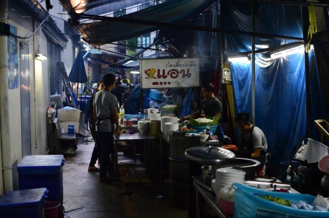 曼谷小吃美食探店图片高清,曼谷船面街