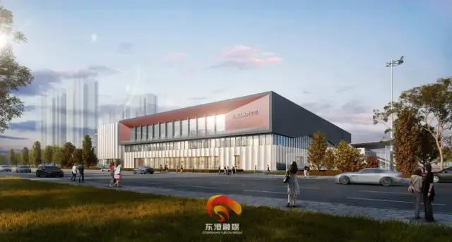 东港体育中心里面介绍,日照市东港区体育中心项目效果图