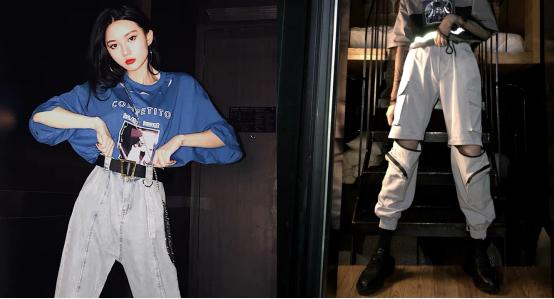 潮流港风穿搭,复古港风休闲显瘦穿搭