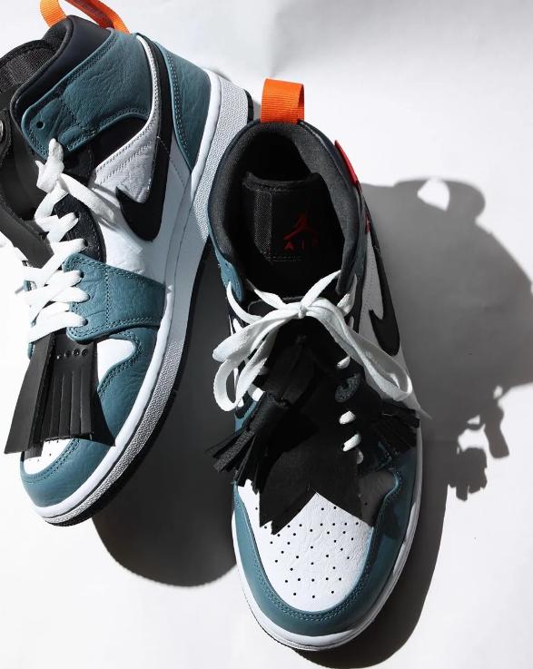 有许多配件的球鞋,拥有这些神器球鞋怎么会洗不干净