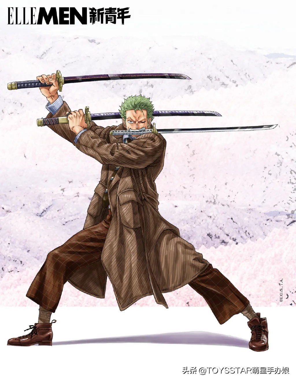 海贼王梦幻联动jojo,海贼王路飞潮牌联名