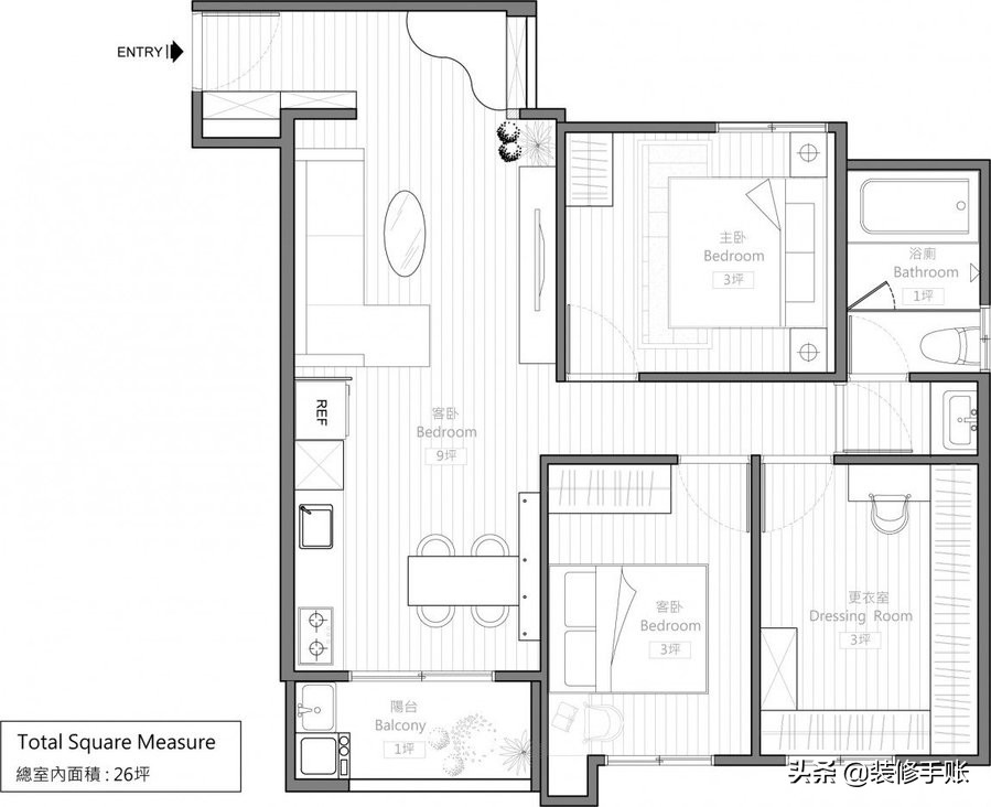马卡龙色系装修公寓,马卡龙色系装修复式公寓
