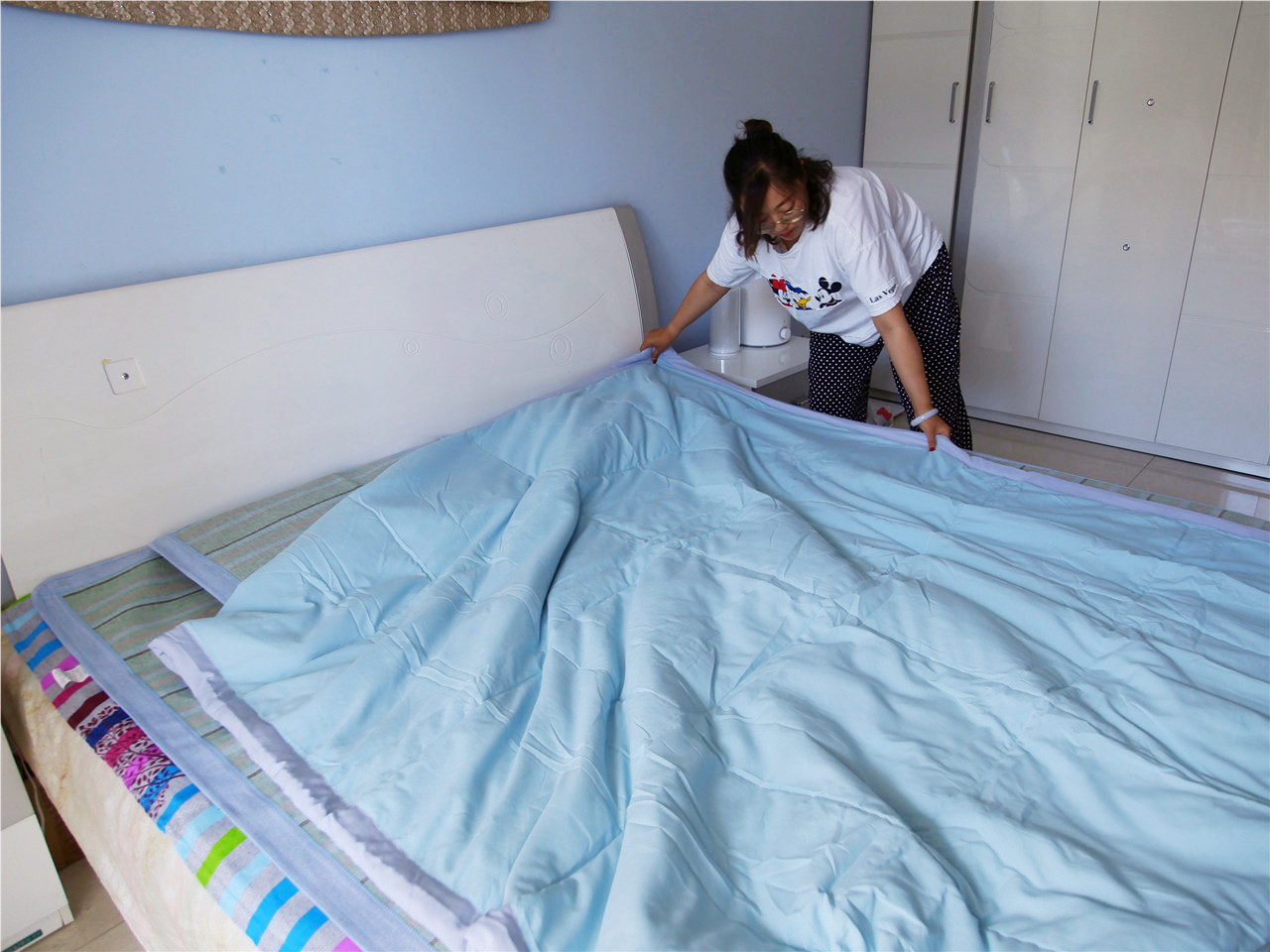 「超逸酷玩」有品COMOLIVING抗菌空调夏被凉席蒙古包蚊帐三件套