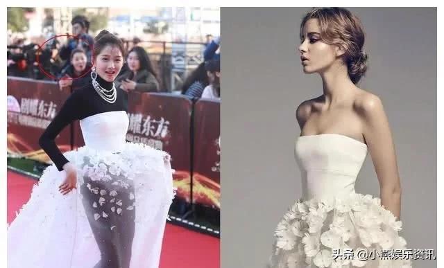 关晓彤撞衫超模,唐嫣和关晓彤的身材