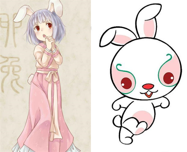 十二生肖中的兔拟人图片,12生肖拟人图之兔