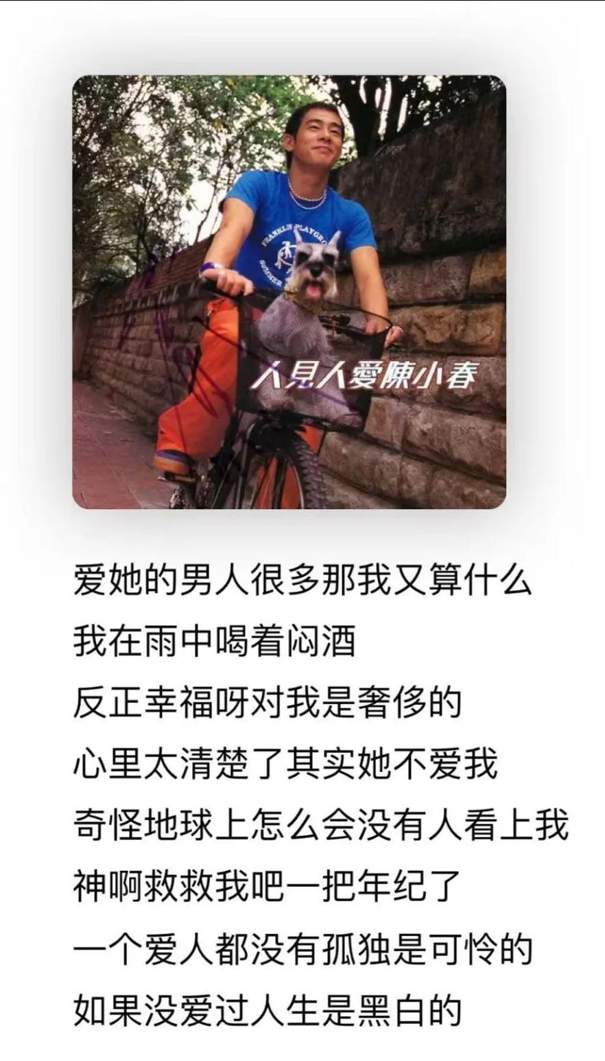 没人再唱舔狗情歌了，可这个世界也更无聊了