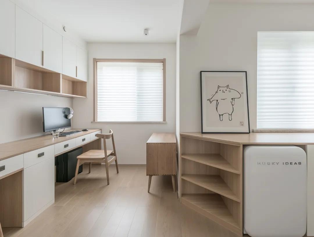 中式风格的精装房改轻奢,精装房微改极简原木风