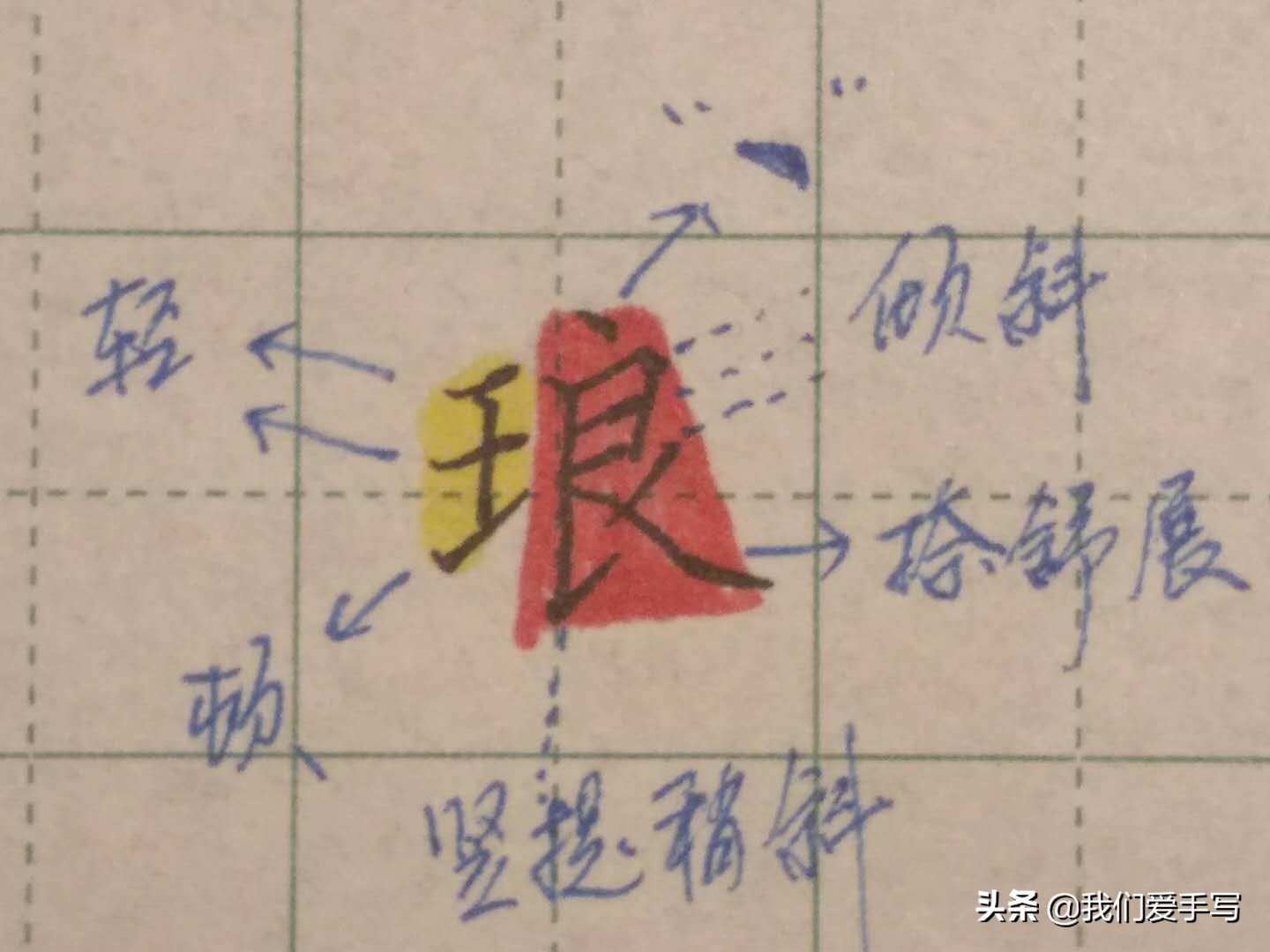 写字也是有技巧的,写字又快又准怎么练