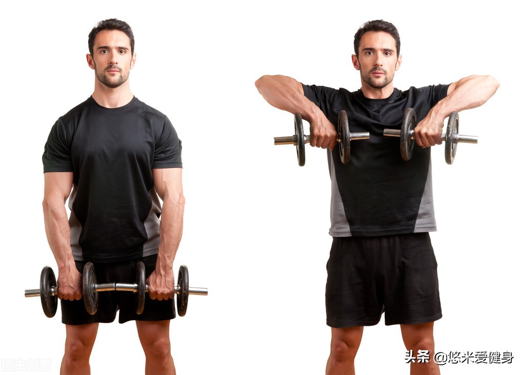 练肩部肌肉最佳的动作图解,球形肩部训练动作