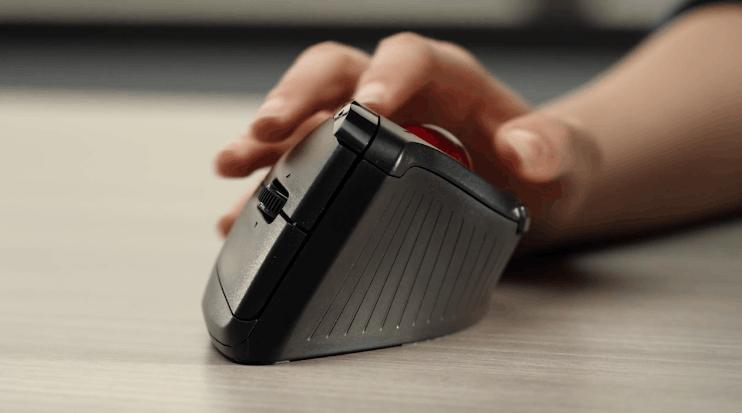 鼠标立握式轨迹球,人体工学轨迹球鼠标推荐