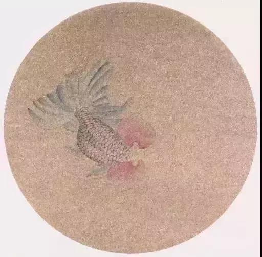 工笔金鱼团扇教学视频,工笔金鱼国画图片大全