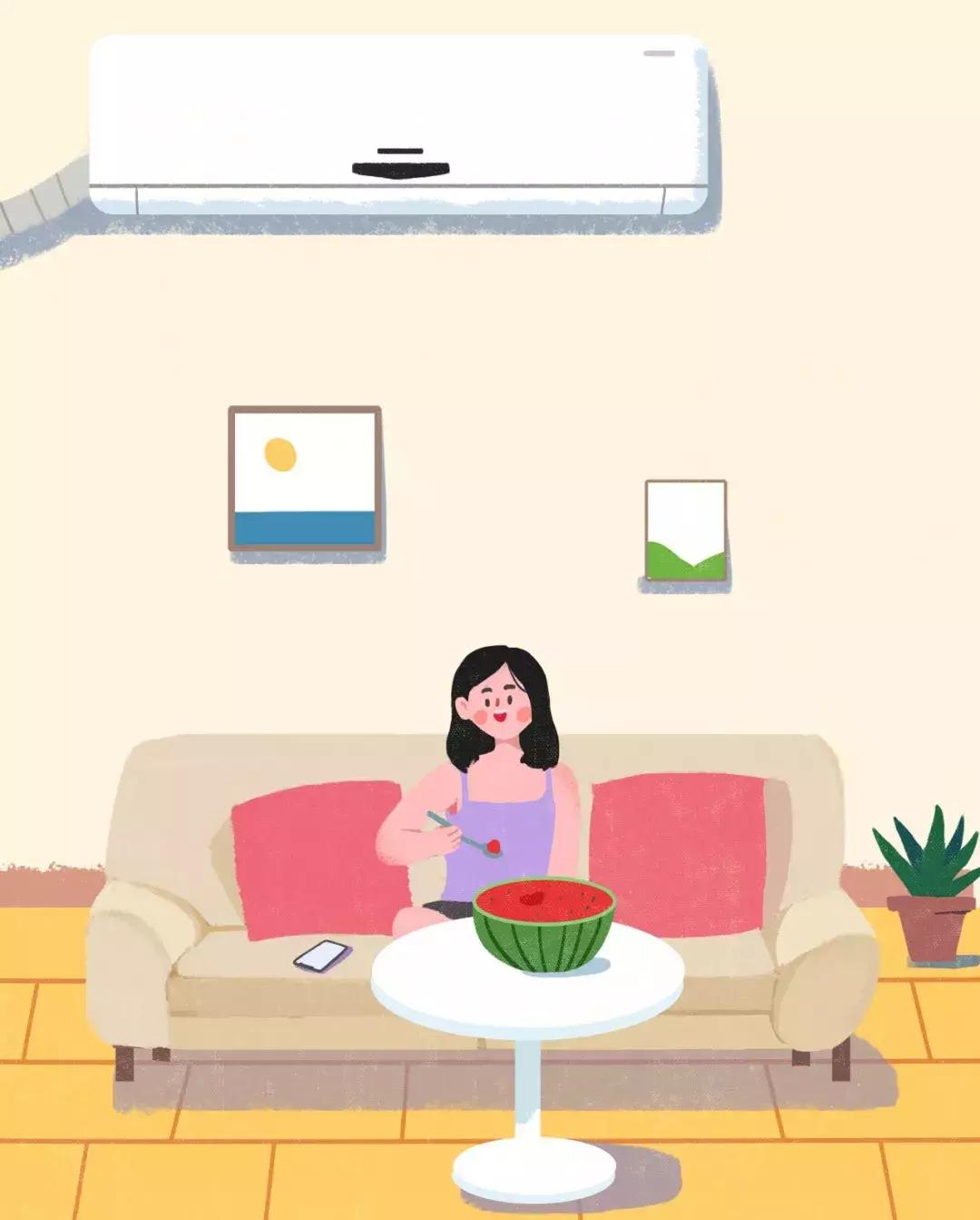 空调在头顶上方风水学,风水上讲空调放在什么位置上好