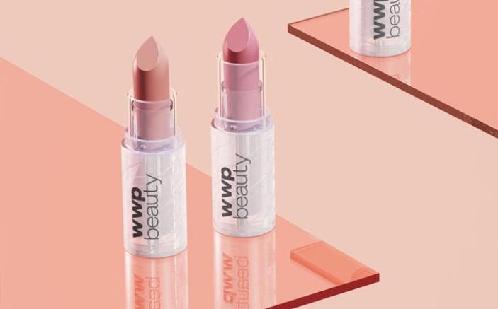 大牌高颜值化妆品彩妆简约水晶口红产品包装设计-大字会创意设计