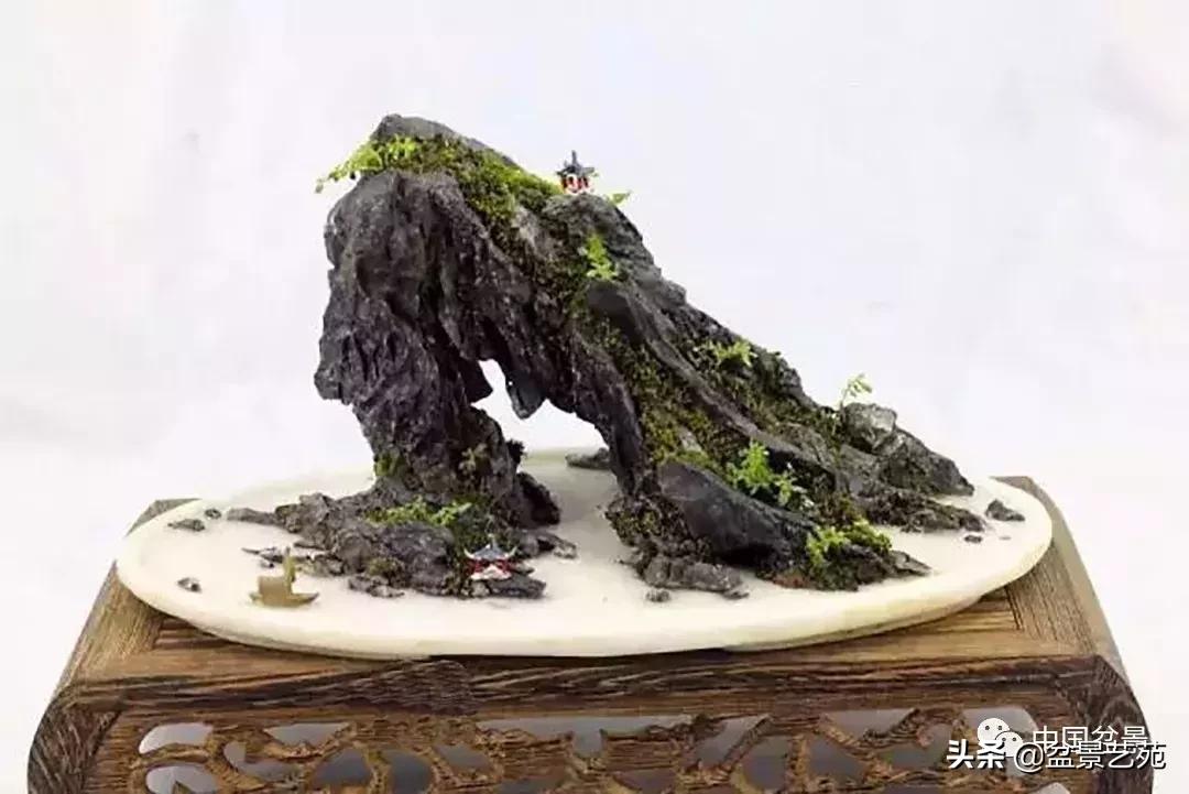 郭少波山水盆景,郭少波盆景